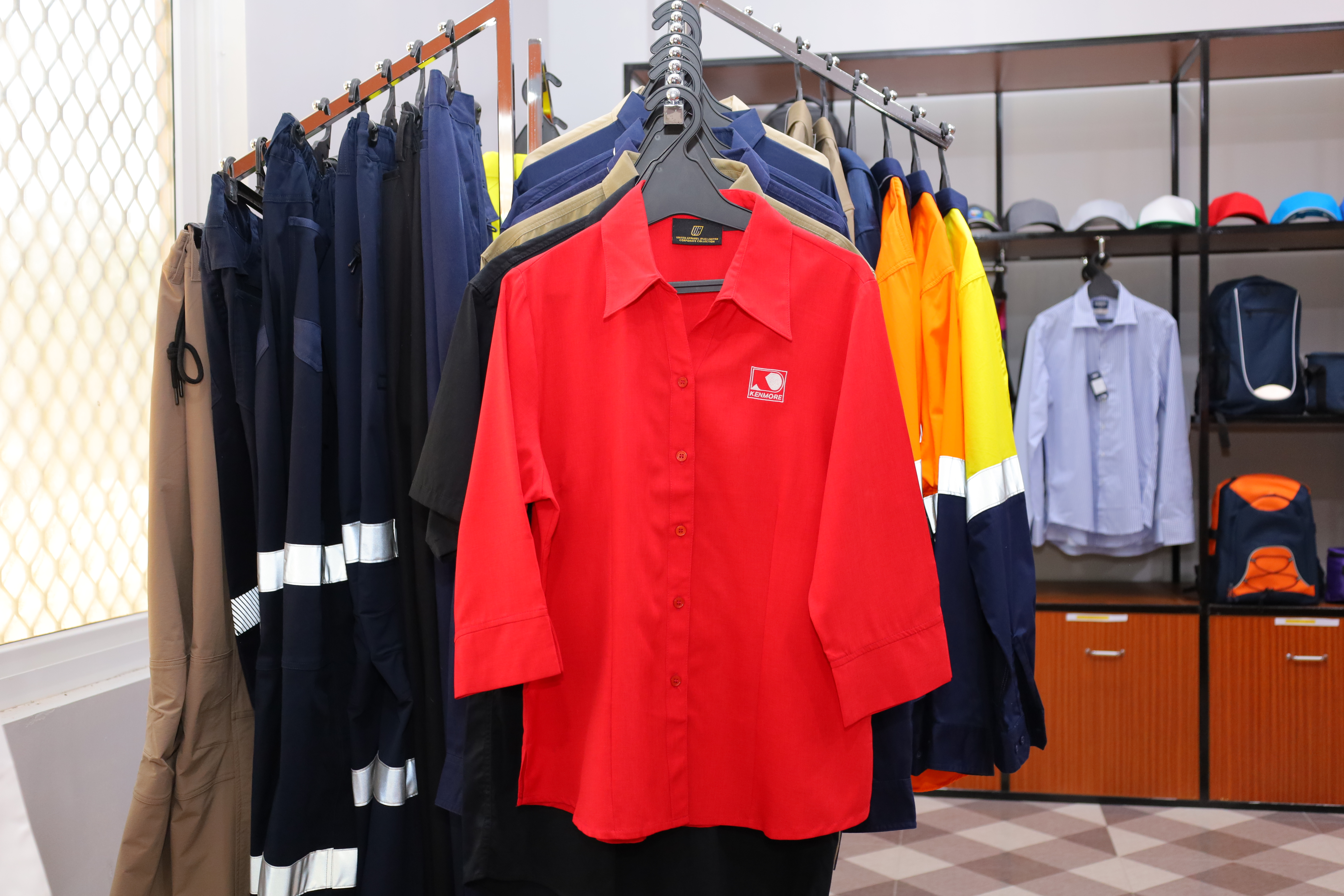 School and institutional uniforms on display — Napanapa