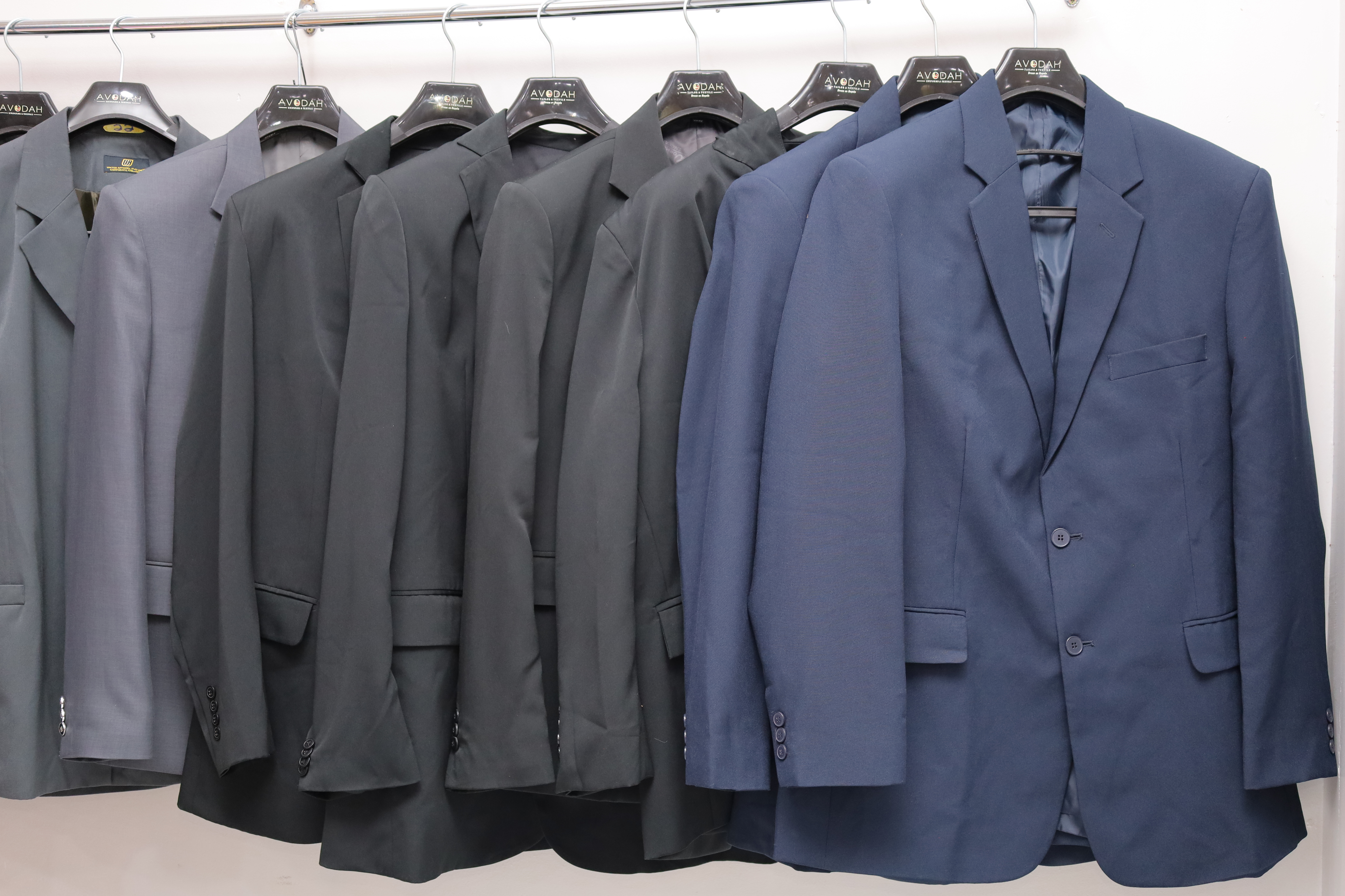 Uniform and textile displays — Napanapa showroom